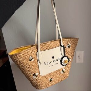 Kate Spade Straw Tote Bag